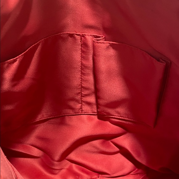 Coach Poppy Signature Metallic Outline Hallie Tote Handbag - Coral Patent Trim - Picture 10 of 13